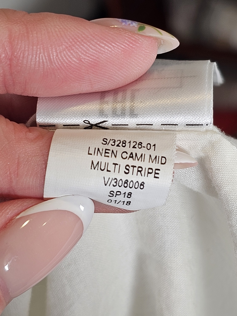 GAP NWT Sleeveless Striped Tie-Waist Midi Dress - Pastel Pink, Blue & White Sz 6 - Picture 12 of 13